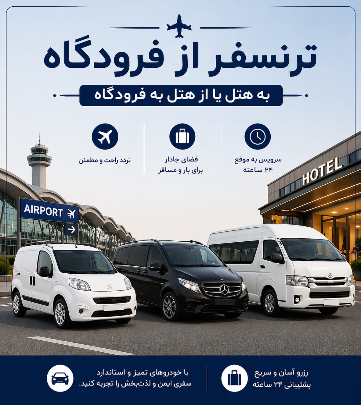 ترنسفر از فرودگاه به هتل و بالعکس — استانبول